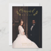 結婚したBright Christmas新婚パーソナライズされた (正面)