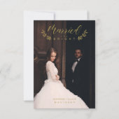 結婚したBright Christmas新婚パーソナライズされた (正面)