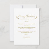 結婚したBright Christmas新婚パーソナライズされた (裏面)