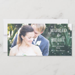 結婚したBright, Christmas Photo Card, Holidays シーズンカード