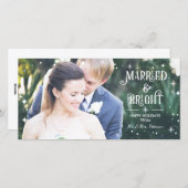 結婚したBright, Christmas Photo Card, Holidays シーズンカード (正面/裏面)