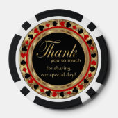 結婚したin (都市と州の追加) ポーカーチップ (裏面)