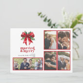 結婚したRed Bow Holly Newlywed 5メリー枚（写真） シーズンカード (スタンド正面)