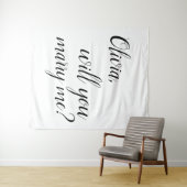 結婚してください プロポーズ背景 タペストリー (インサイチュ(横))