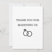 結婚してくれてありがとう カード (正面)
