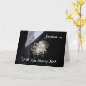 結婚してくれないか カード (黄色い花)