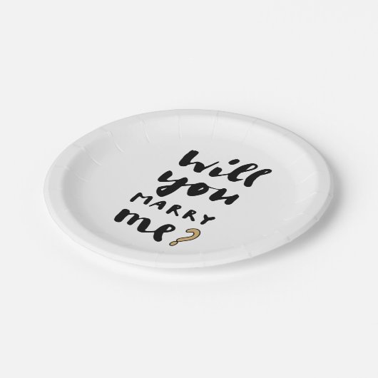 結婚してくれないか ペーパープレート (アングル)