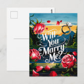 結婚してくれないか ポストカード (正面/裏面)