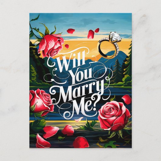 結婚してくれないか ポストカード (正面)