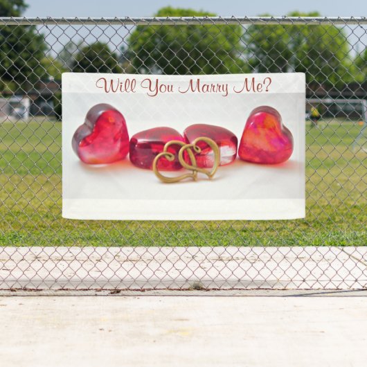 結婚してくれないか 横断幕 (インサイチュ)