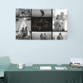 結婚してくれないか | 6フォトブラック金ゴールド提案 横断幕 (トレードショー)