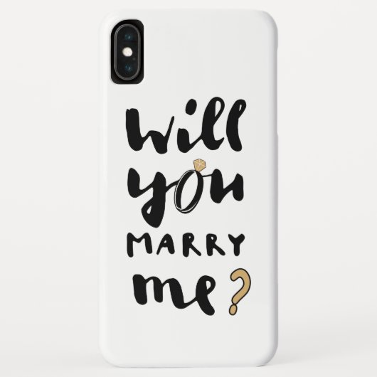 結婚してくれないか Case-Mate iPhoneケース (裏面)