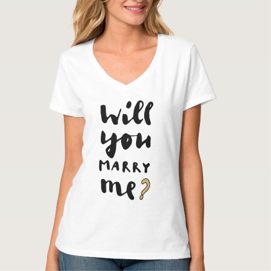 結婚してくれないか Tシャツ (正面)