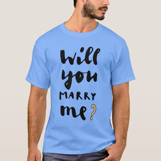 結婚してくれないか Tシャツ (正面)