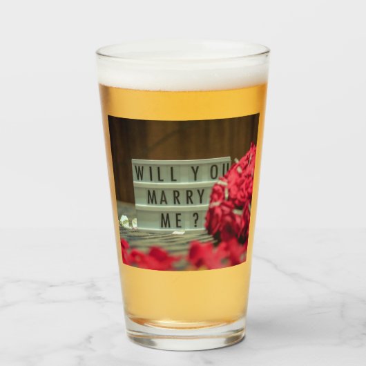 結婚してくれない？結婚提案 タンブラーグラス (ドリンク正面)