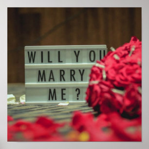 結婚してくれない?結婚提案 ポスター