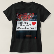 結婚してくれますか？ (名前を入れることができます！)
