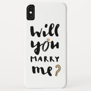 結婚してくれますか iPhone XS MAXケース