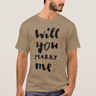結婚してくれますか Tシャツ