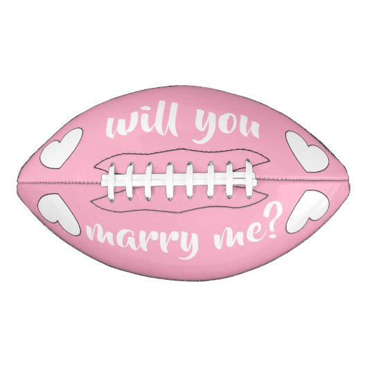 結婚してくれる？フットボール(dalDesignNZ) アメリカンフットボール (正面)