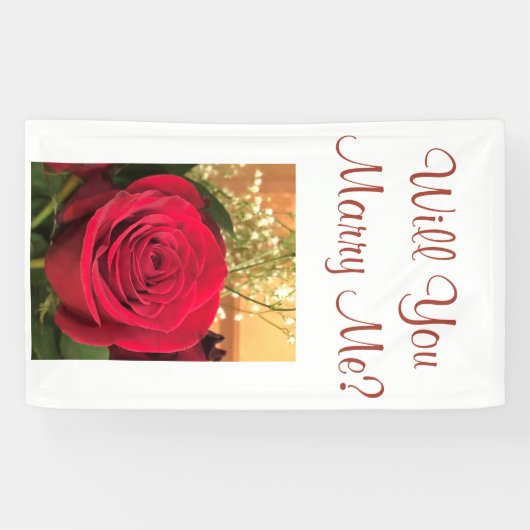 結婚してくれる？ 横断幕 (横)