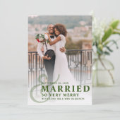 結婚してとってもハッピーなウェディングフォト 新婚さん シーズンカード (スタンド正面)