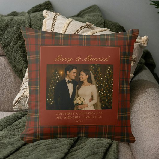 結婚して初めてのクリスマス 新婚写真 クッション
