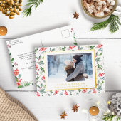 結婚して幸せ 箔シーズンポストカード