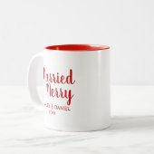 結婚して楽しいホリデー RW ツートーンマグカップ (正面左)