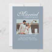 結婚して輝く写真グリッド 新婚 シーズンカード (裏面)