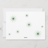 結婚して輝く 新婚夫婦のためのホリデーカード シーズンカード (裏面)