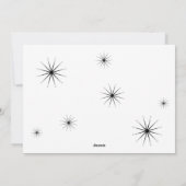 結婚して輝く 新婚夫婦のためのホリデーカード シーズンカード (裏面)