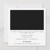 結婚しました インスタントフォト発表 招待状 (裏面)