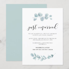 結婚しました グリーンウェディングのお知らせ 招待状