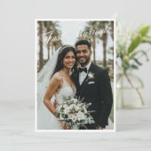 結婚しました スクリプト 結婚のお知らせ カード (スタンド正面)