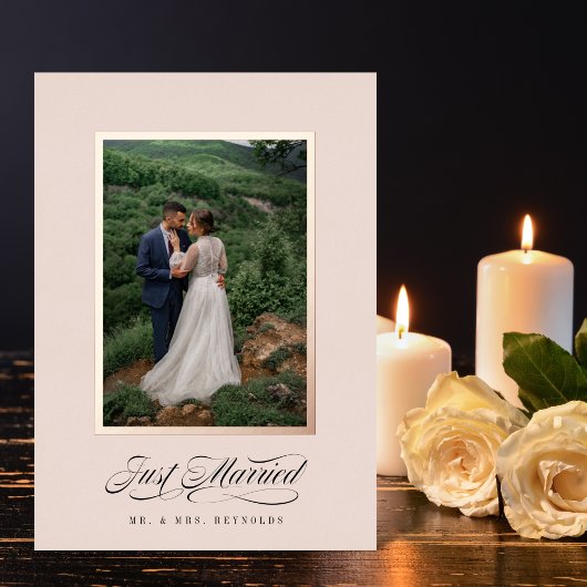 結婚しました フレーム 招待状