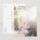結婚しました ポストカード (正面/裏面)