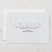 結婚しました | 手書きの結婚発表 招待状 (裏面)