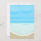 結婚しました 水彩 海辺 招待状 (裏面)