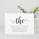 結婚しました, 現代の結婚後の秘密の結婚式 招待状 (スタンド正面)