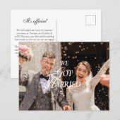 結婚しました 発表 ポストカード (正面/裏面)