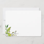 結婚しました 秘密の挙式 披露宴 招待状 (裏面)