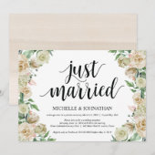 結婚しました, 秘密結婚パーティーの招待状 招待状 (正面/裏面)