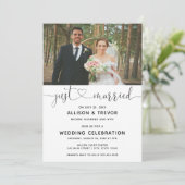 結婚しました 結婚のお知らせ 披露宴 招待状 (スタンド正面)