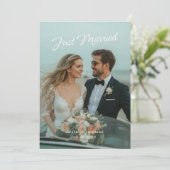 結婚しました 結婚写真のお知らせ 招待状 (スタンド正面)