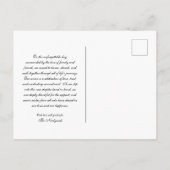 結婚しました 結婚式の折りたたみお知らせポストカード 案内ポストカード (裏面)