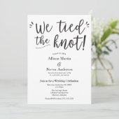 結婚しました 結婚式披露宴招待状 招待状 (スタンド正面)
