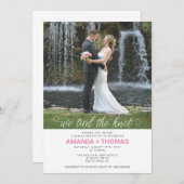 結婚しました 結婚式招待状 招待状 (正面/裏面)