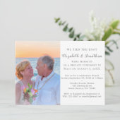 結婚しました 結婚式招待状 招待状 (スタンド正面)