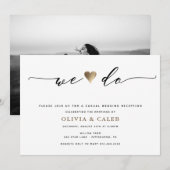 結婚しました 結婚式招待状 招待状 (正面/裏面)